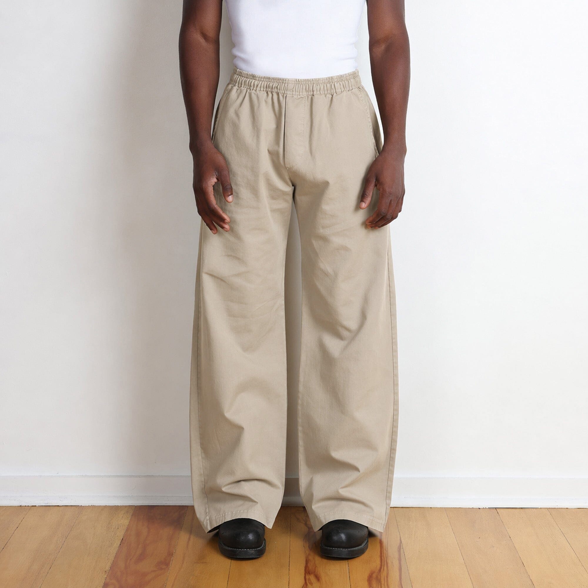Malibu Pants II | Straight-Wide | Linair Twill – Pool House New York