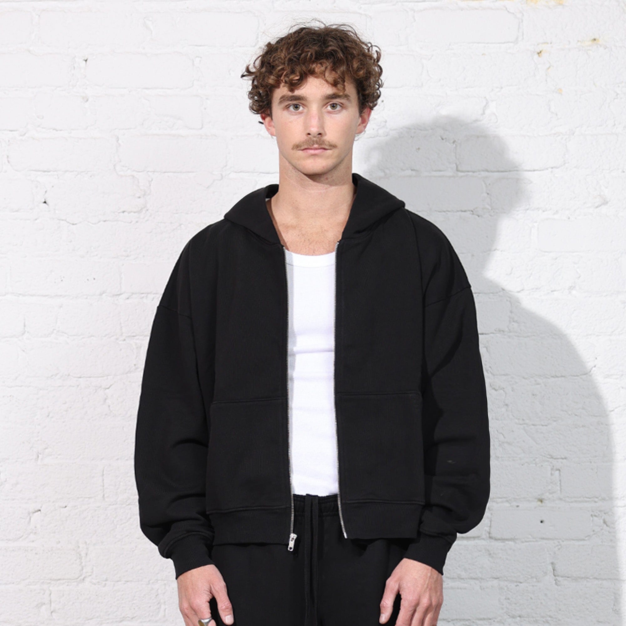 Cropped Zip Hoodie Men The Mercer Crop Zip II - Main Image