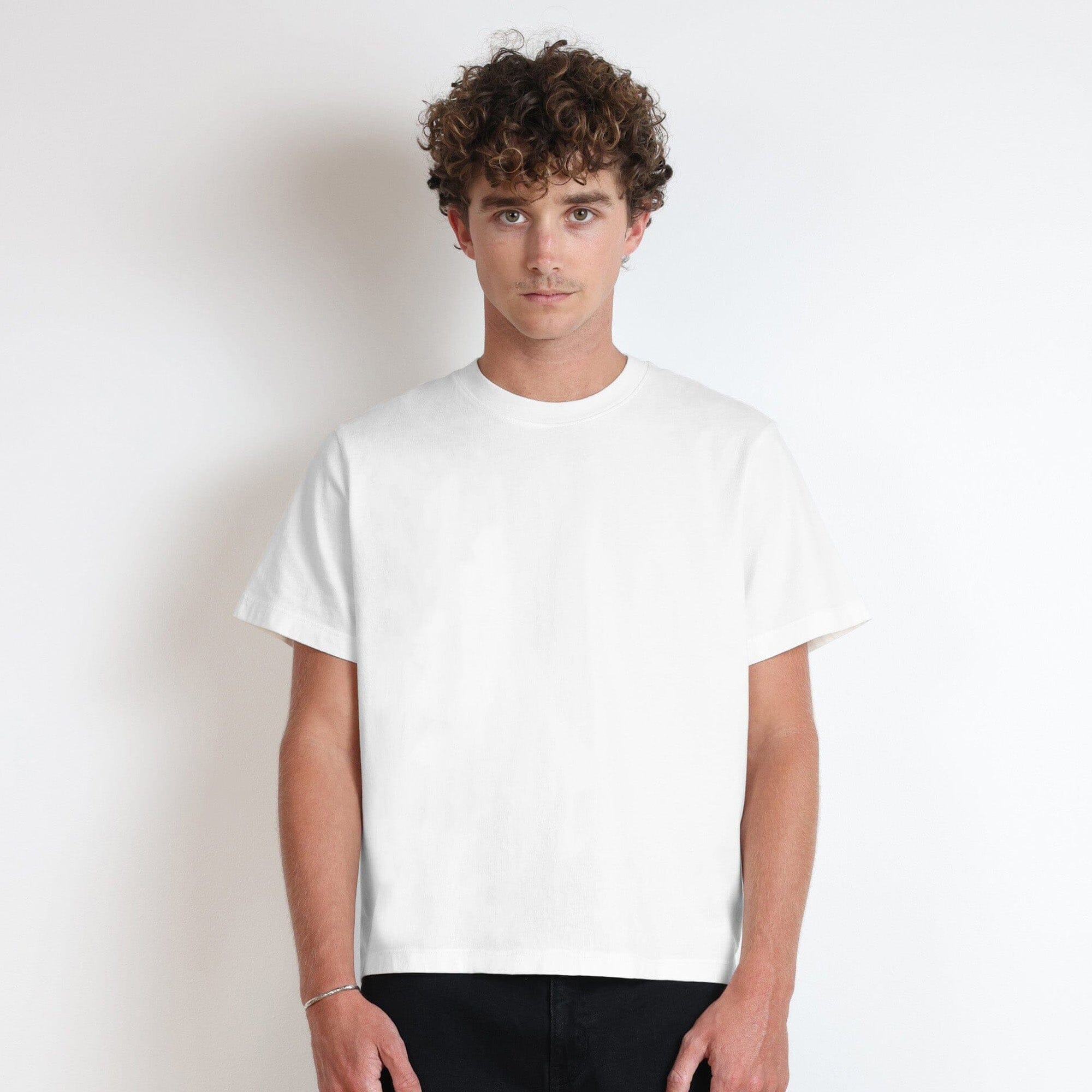 Clique Men's New Classic T-Shirt - Ringspun Cotton, Modern Fit, Crew Neck, Silver, XXL