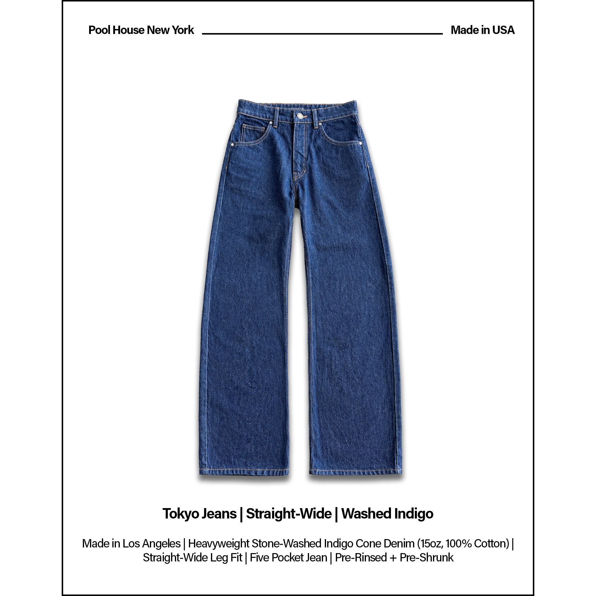 Tokyo Dad Jeans | Straight-Wide Leg – Pool House New York