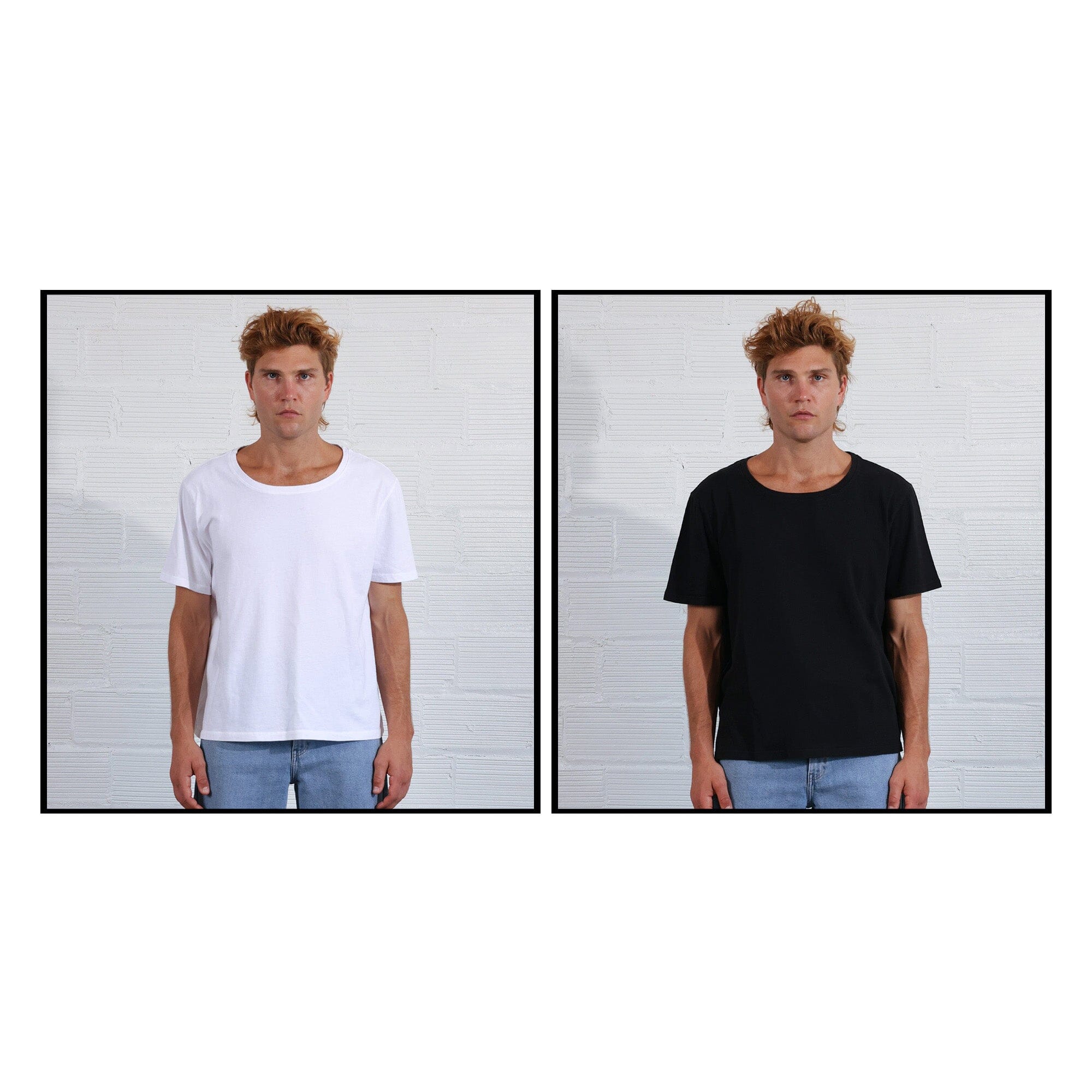 2-Pack | The Venice Half-Crop Tee T-Shirt Dream White 