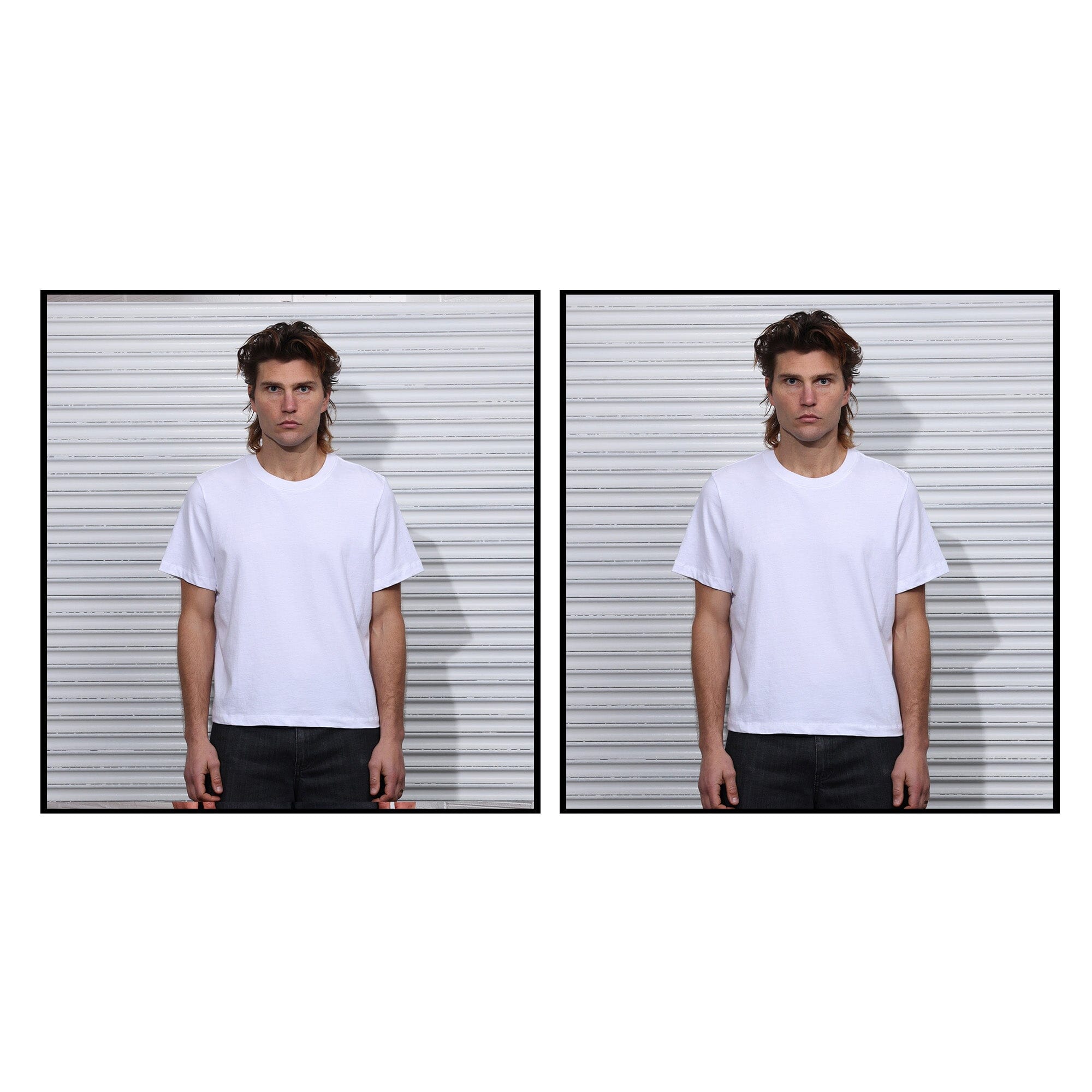 2-Pack | The Silverlake Crop Tee II T-Shirt Classic White | Classic White 
