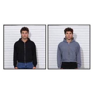 2-Pack | The Mercer Crop Zip II True Black | Blue Steel 