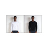 2-Pack | Los Feliz Crop Muscle Tee II | Long Sleeve T-Shirt White | Black 