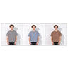 3-Pack | The Silverlake Crop Tee II T-Shirt Brown | Grey | Blue 