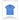 Los Feliz Crop Muscle Polo | Slub T-Shirt Oxford Blue 
