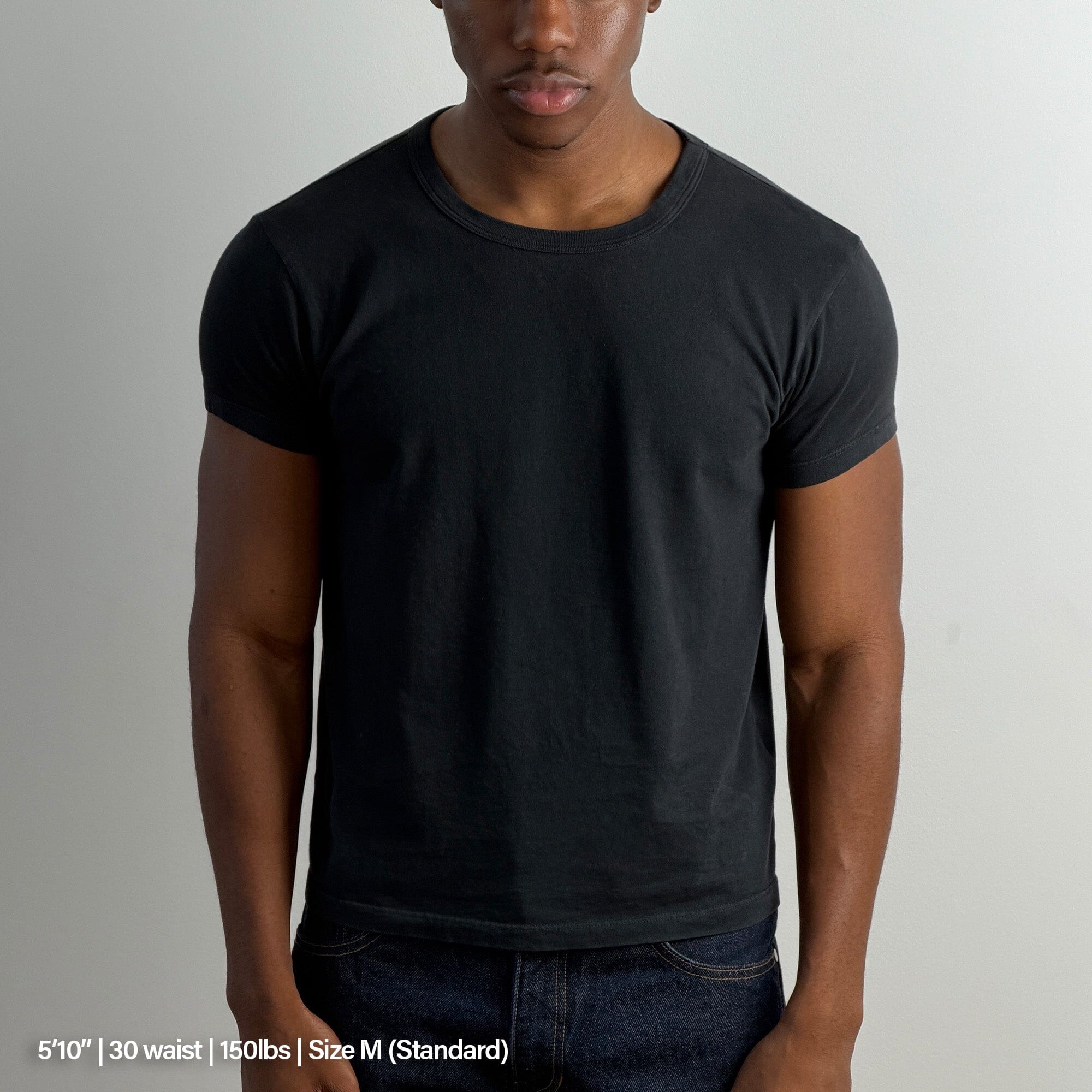 Tony Baby Tee | Mens T-Shirt Ash Black 