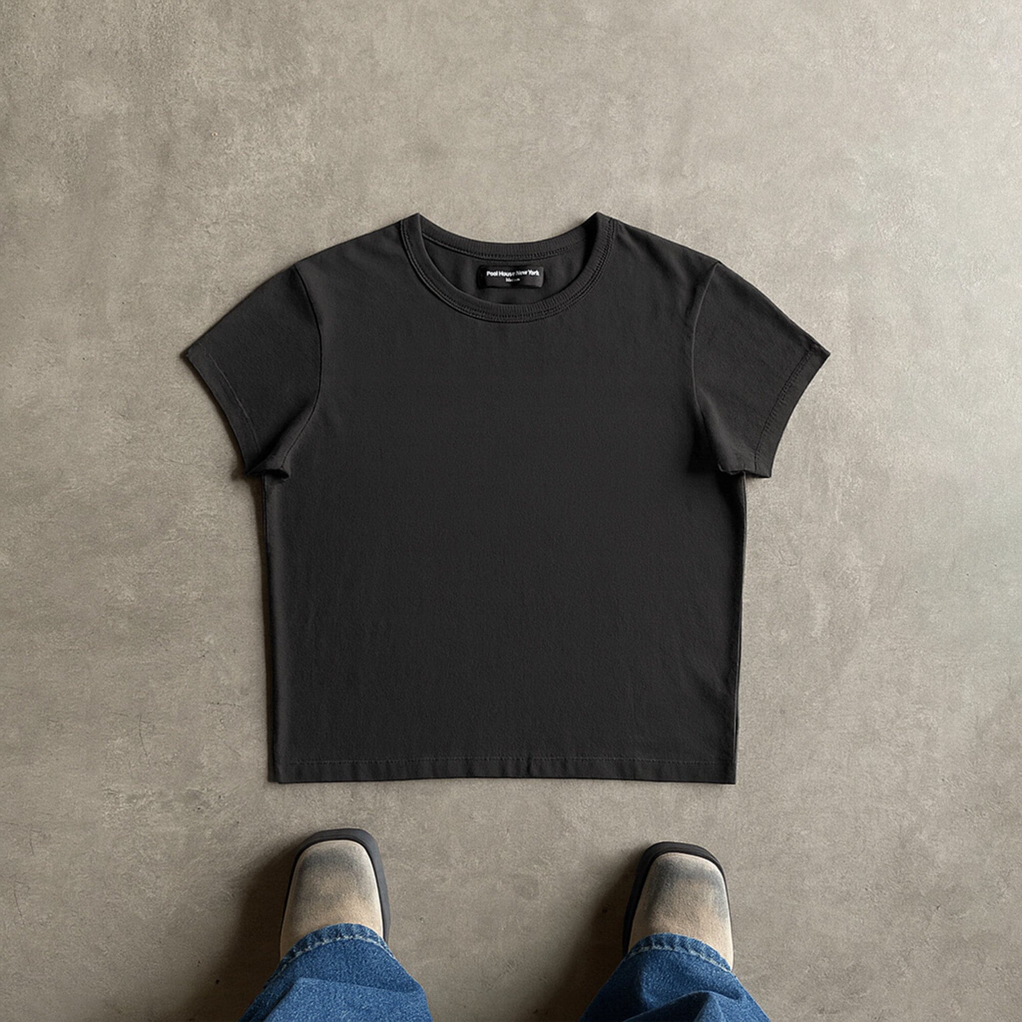Tony Baby Tee | Men's T-Shirt Ash Black 