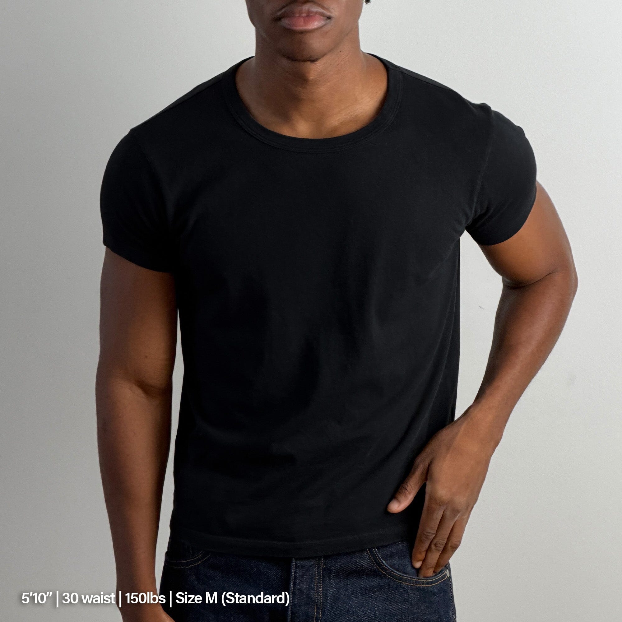 Tony Baby Tee | Mens T-Shirt Classic Black 