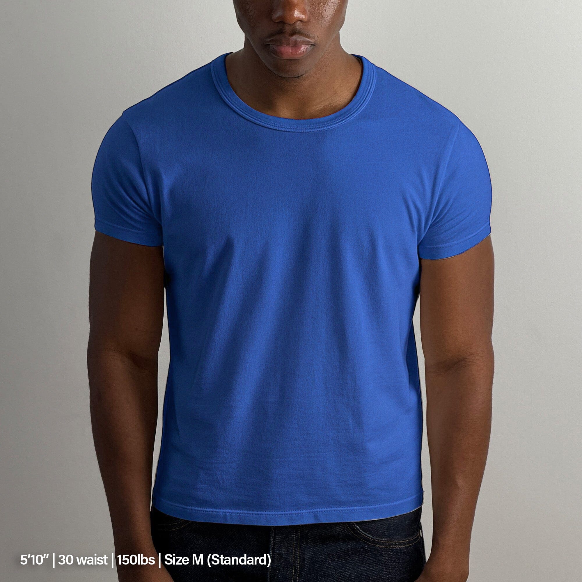 Tony Baby Tee | Mens T-Shirt Ash Blue 