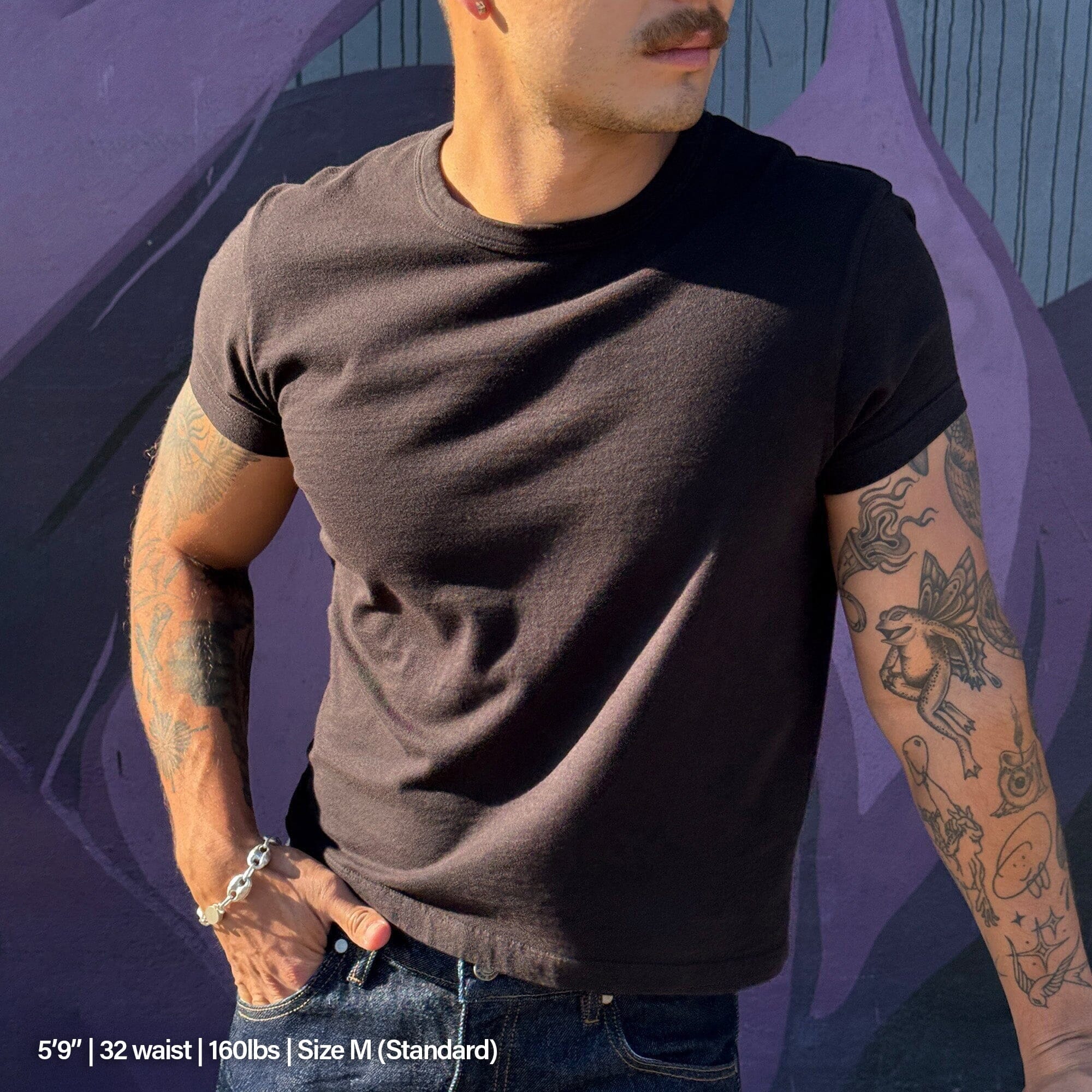 Tony Baby Tee | Mens T-Shirt Classic Black 