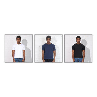 3-Pack | Los Feliz Crop Muscle Tee II | Heavyweight T-Shirt White | Black | Navy 