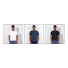 3-Pack | Los Feliz Crop Muscle Tee II | Heavyweight T-Shirt White | Black | Navy 