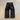 Tokyo Jeans | Straight-Wide | Crosshatch Raw Black | Crosshatch 