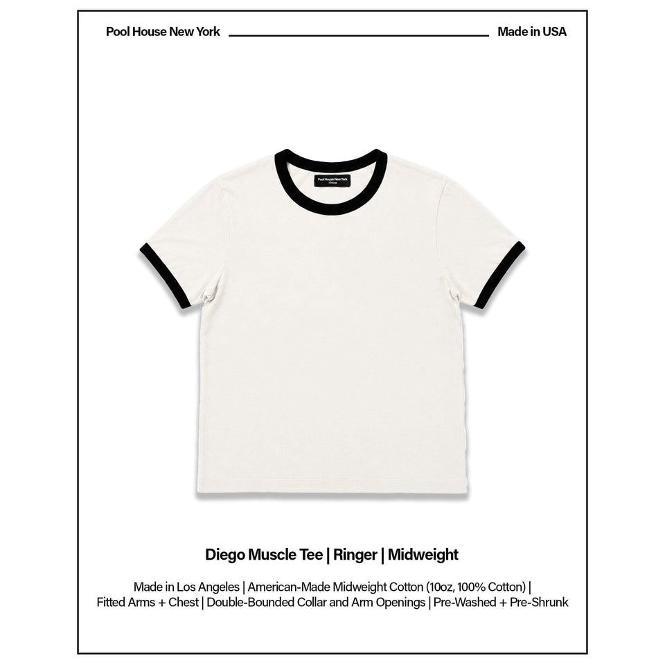 Diego Muscle Tee | Ringer – Pool House New York