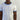 Diego Muscle Tee | Ringer T-Shirt White | Oxford Blue 