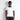 Diego Muscle Tee | Ringer T-Shirt White | Black 
