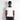 Diego Muscle Tee | Ringer T-Shirt White | Dark Grey 