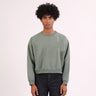 The Nolita Crop Crewneck Sweater Seaspray Green 