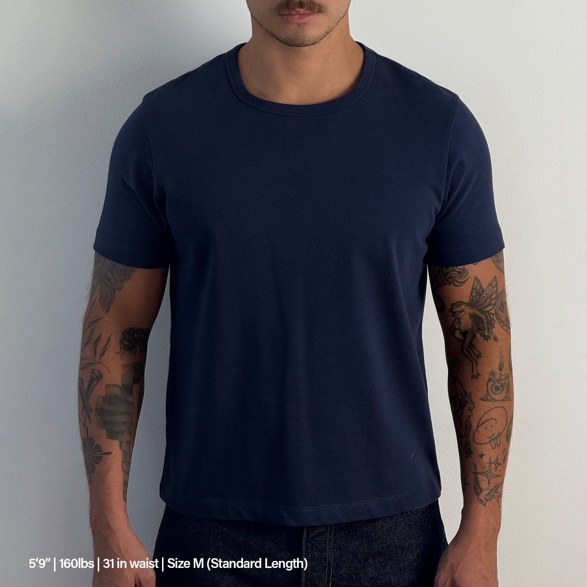 Los Feliz Crop Muscle Tee II | Heavyweight (Spring) T-Shirt Classic Navy 