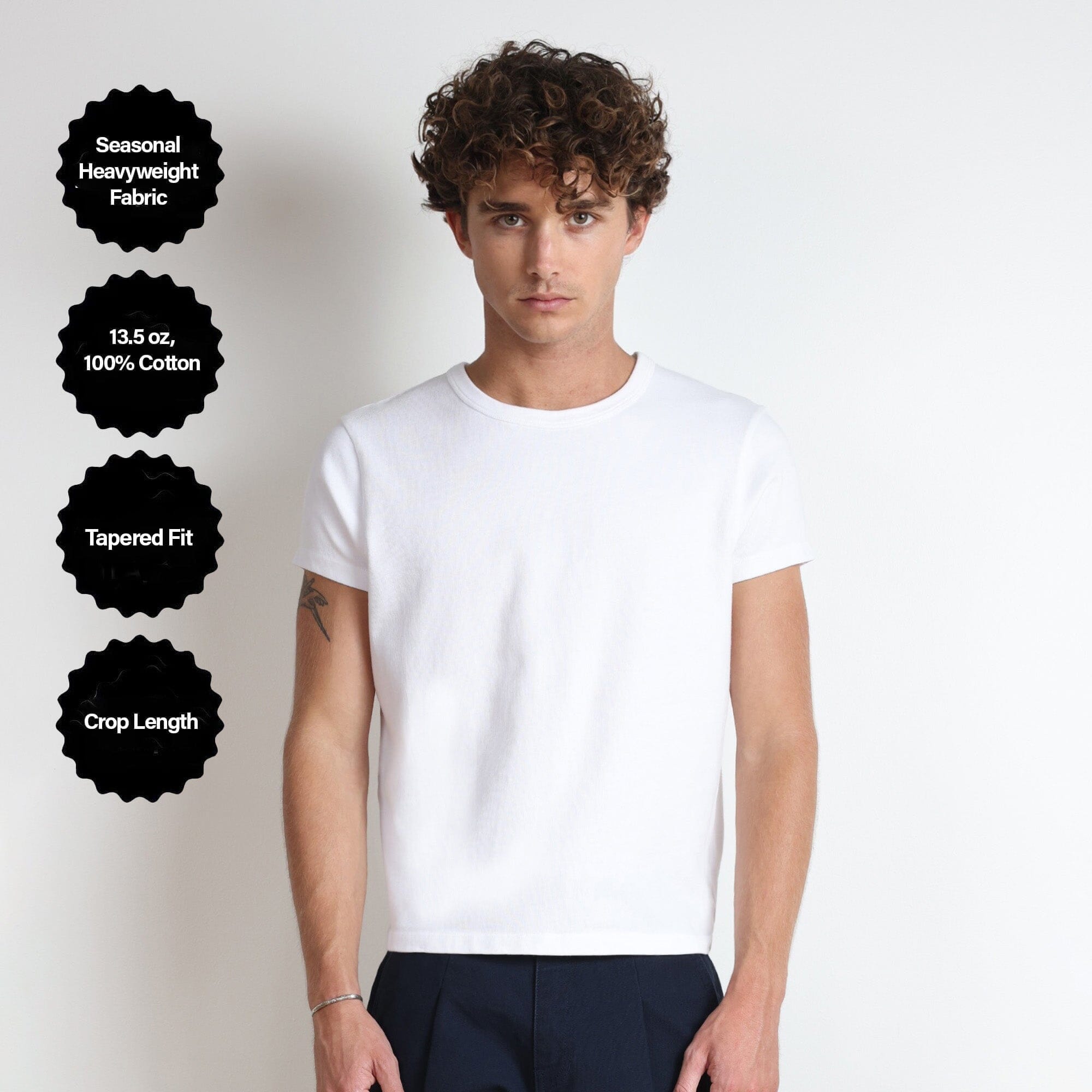 2-Pack | Tony Baby Tee | Men's | Heavyweight T-Shirt Classic White 