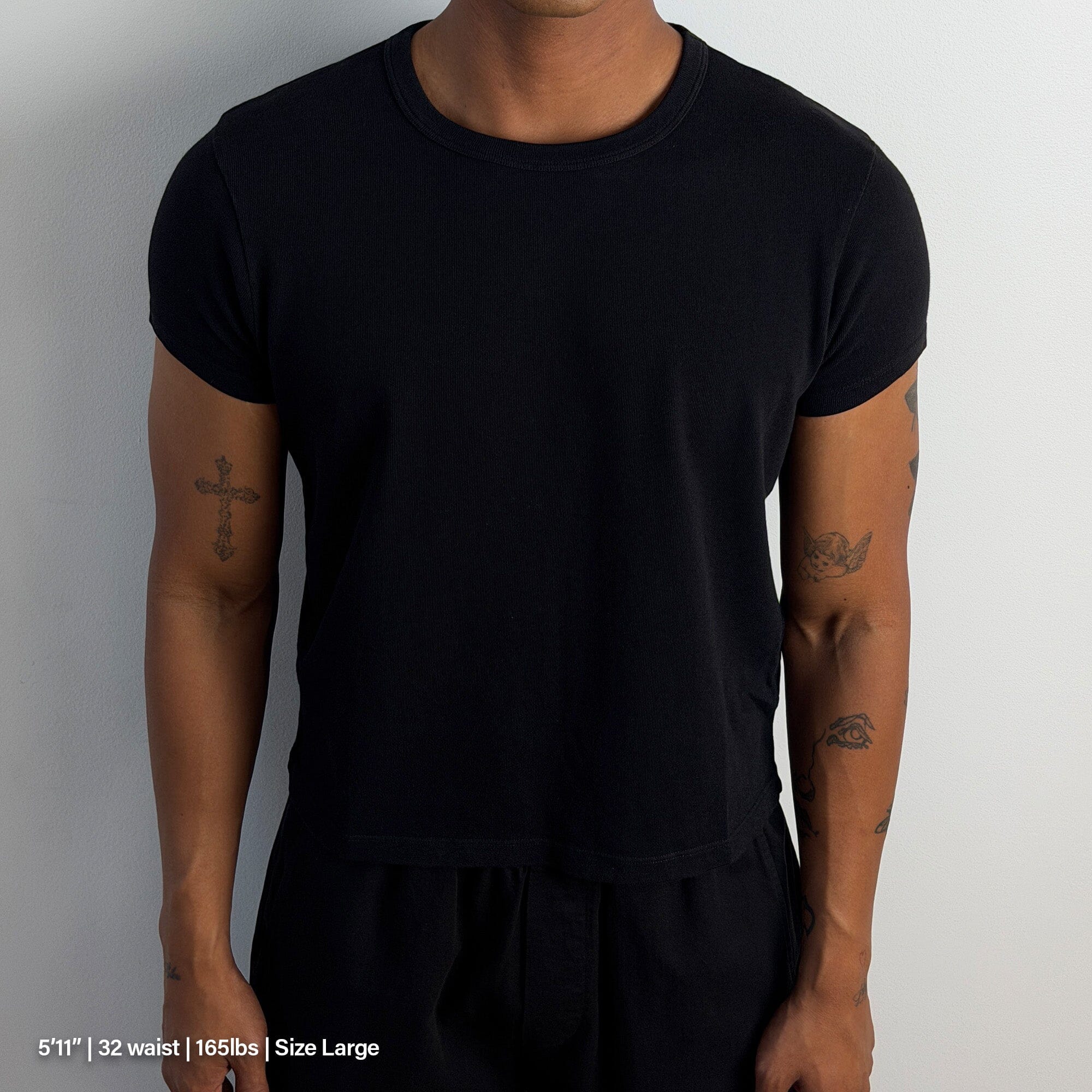Tony Baby Tee | Mens | Heavyweight T-Shirt Classic Black 
