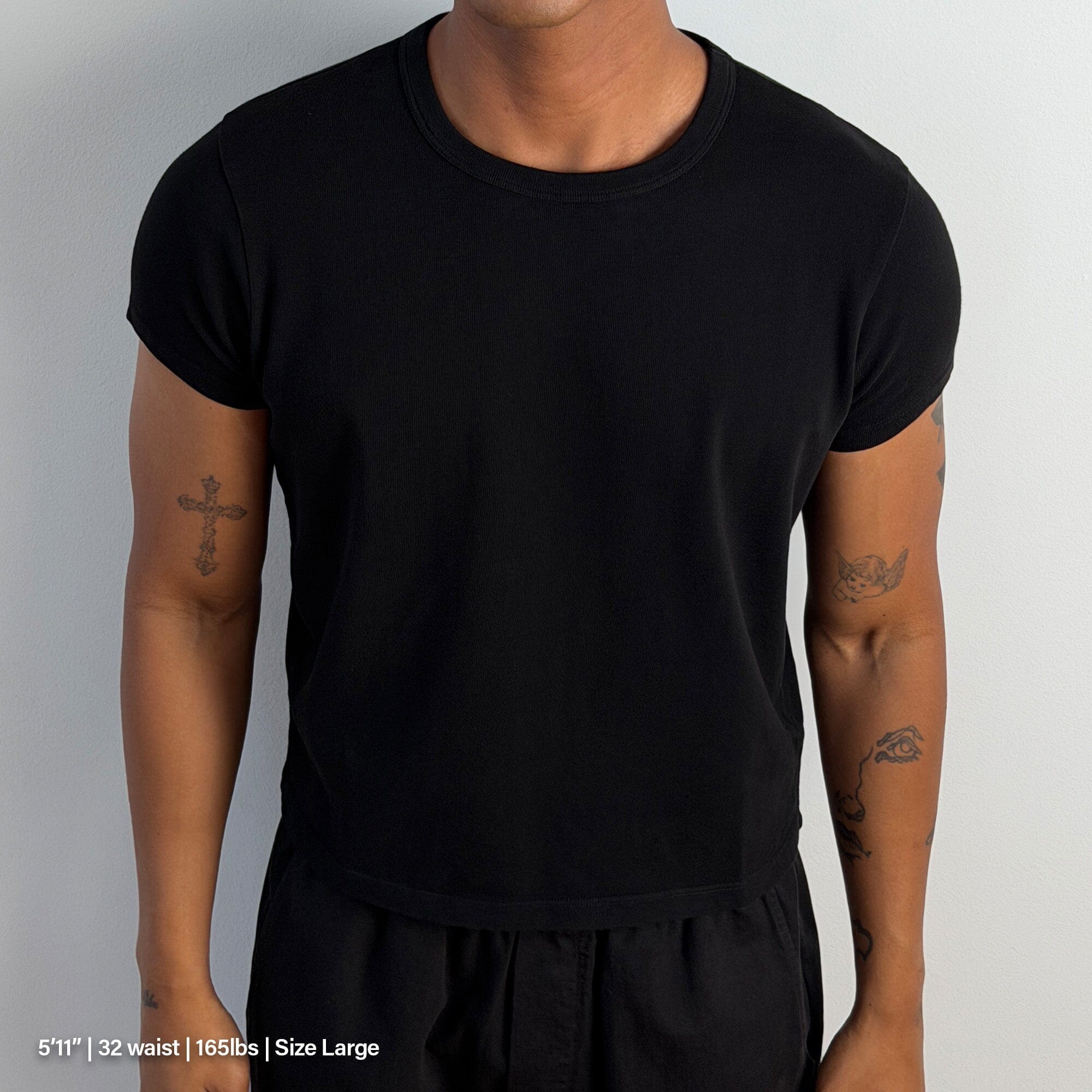 Tony Baby Tee | Mens | Heavyweight T-Shirt Classic Black 