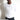 Los Feliz Crop Muscle Shirt | Henley Long Sleeve T-Shirt Classic White 