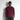 Los Feliz Crop Muscle Shirt | Henley Long Sleeve T-Shirt Vintage Burgundy 