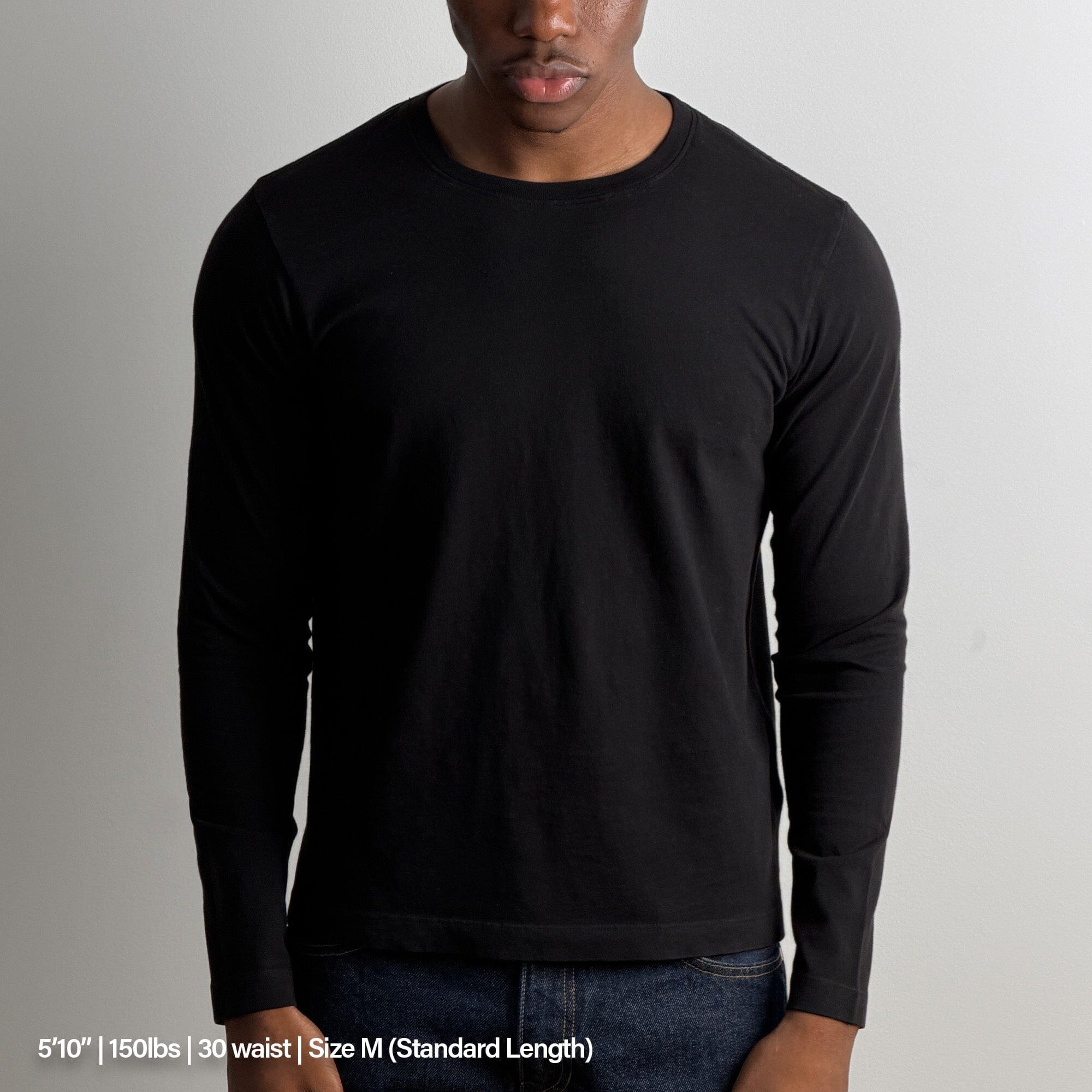 Los Feliz Crop Muscle Tee II | Long Sleeve T-Shirt Classic Black 