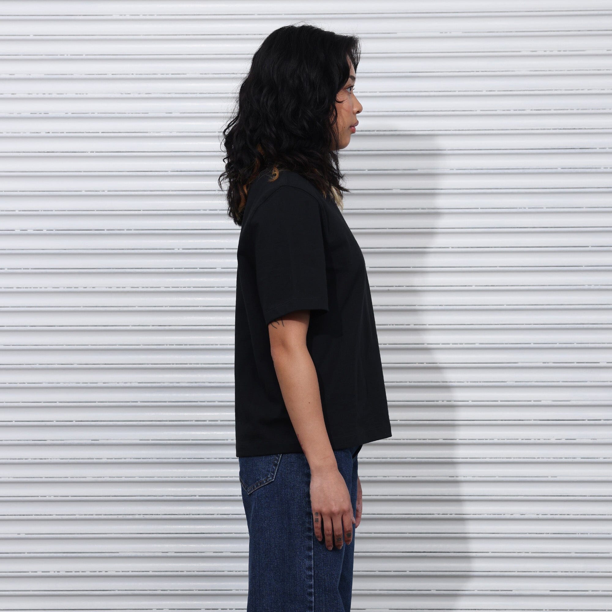 The Larchmont Super-Crop Tee | Coming Soon T-Shirt Classic Black 