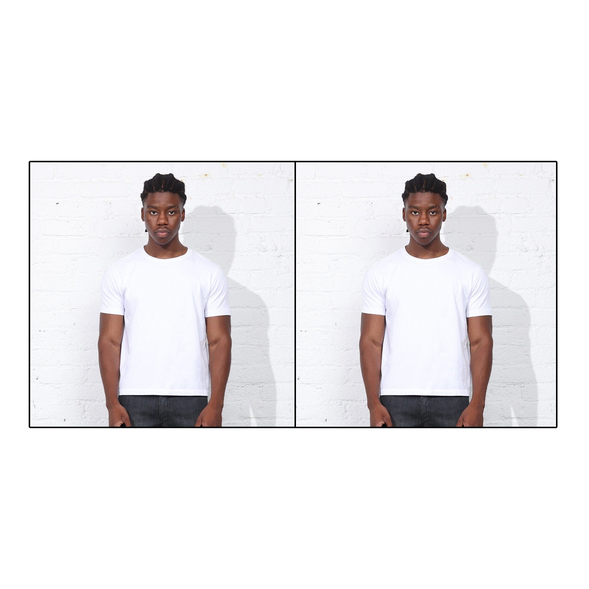 2-Pack | Los Feliz Crop Muscle Tee II T-Shirt Dream White 