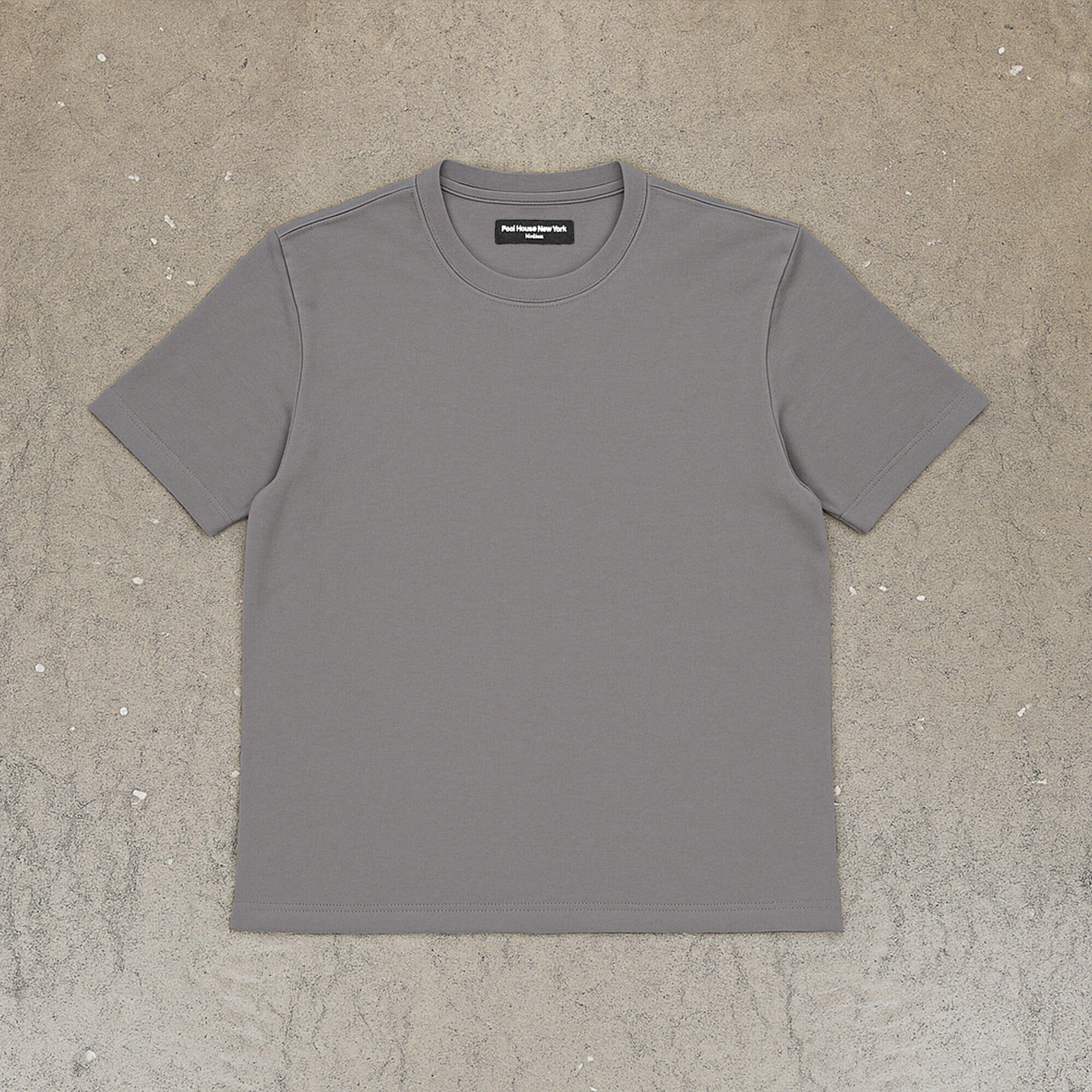 Los Feliz Crop Muscle Tee II T-Shirt Smoke Grey 