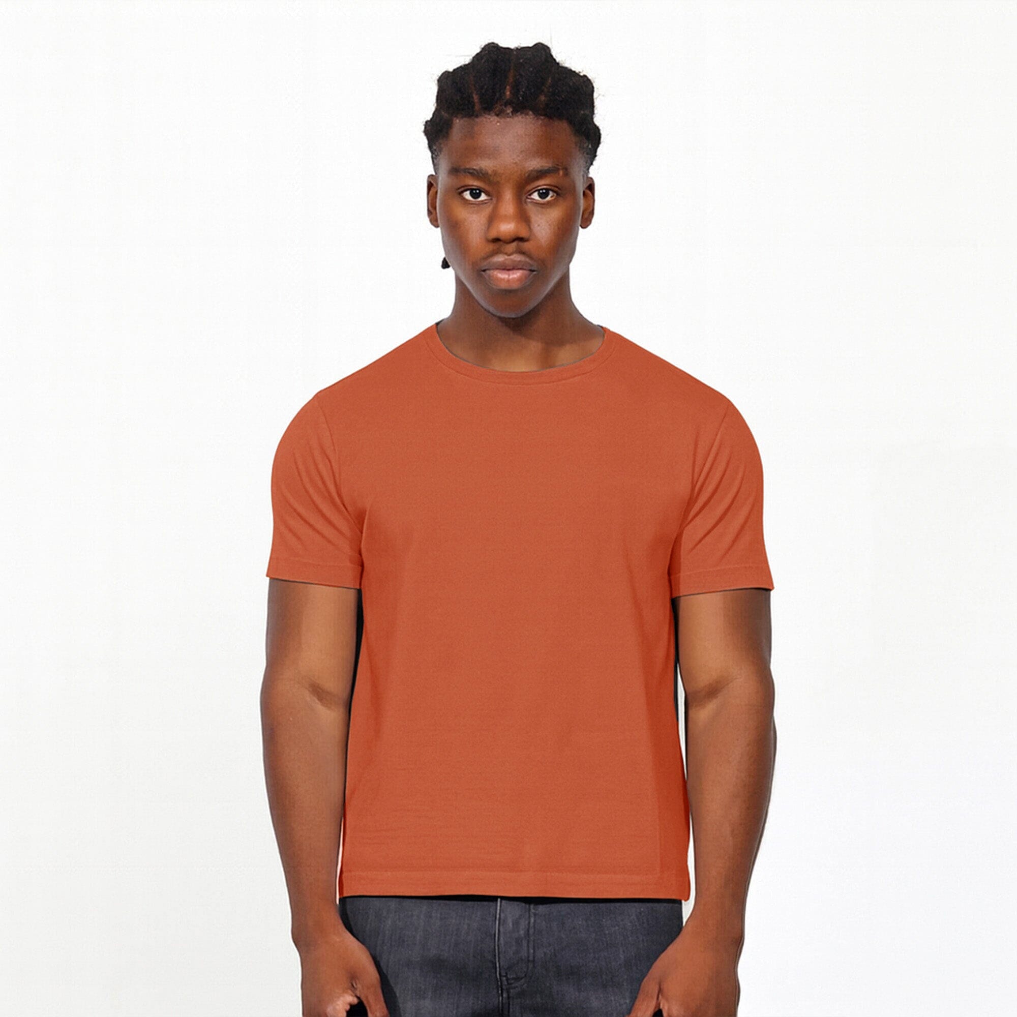 Los Feliz Crop Muscle Tee II T-Shirt Burnt Orange 