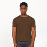 Los Feliz Crop Muscle Tee II T-Shirt Chocolate Brown 