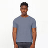 Los Feliz Crop Muscle Tee II T-Shirt Steel Blue 
