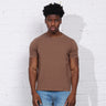 Los Feliz Crop Muscle Tee II T-Shirt Vintage Brown 