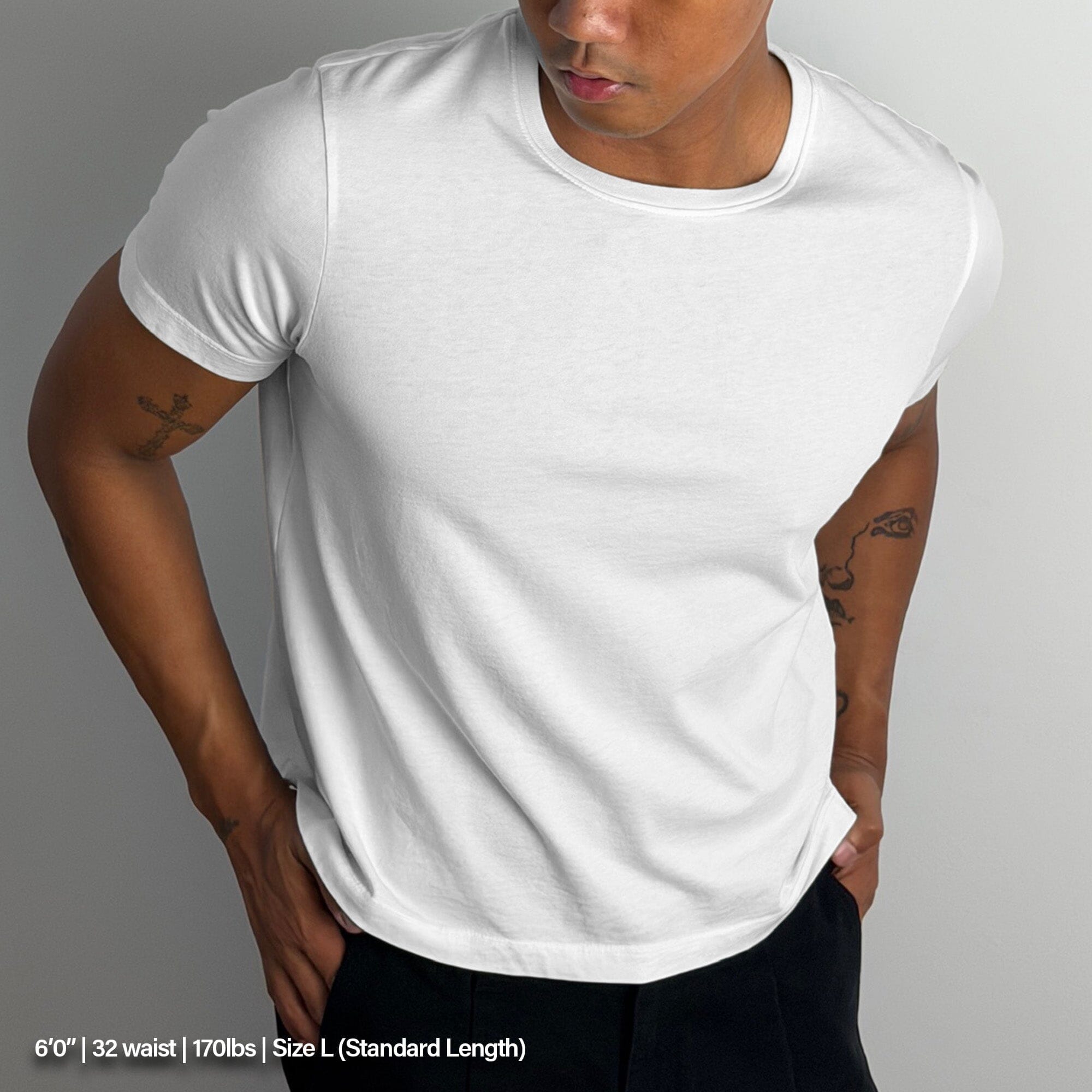 Los Feliz Crop Muscle Tee II T-Shirt Classic White 