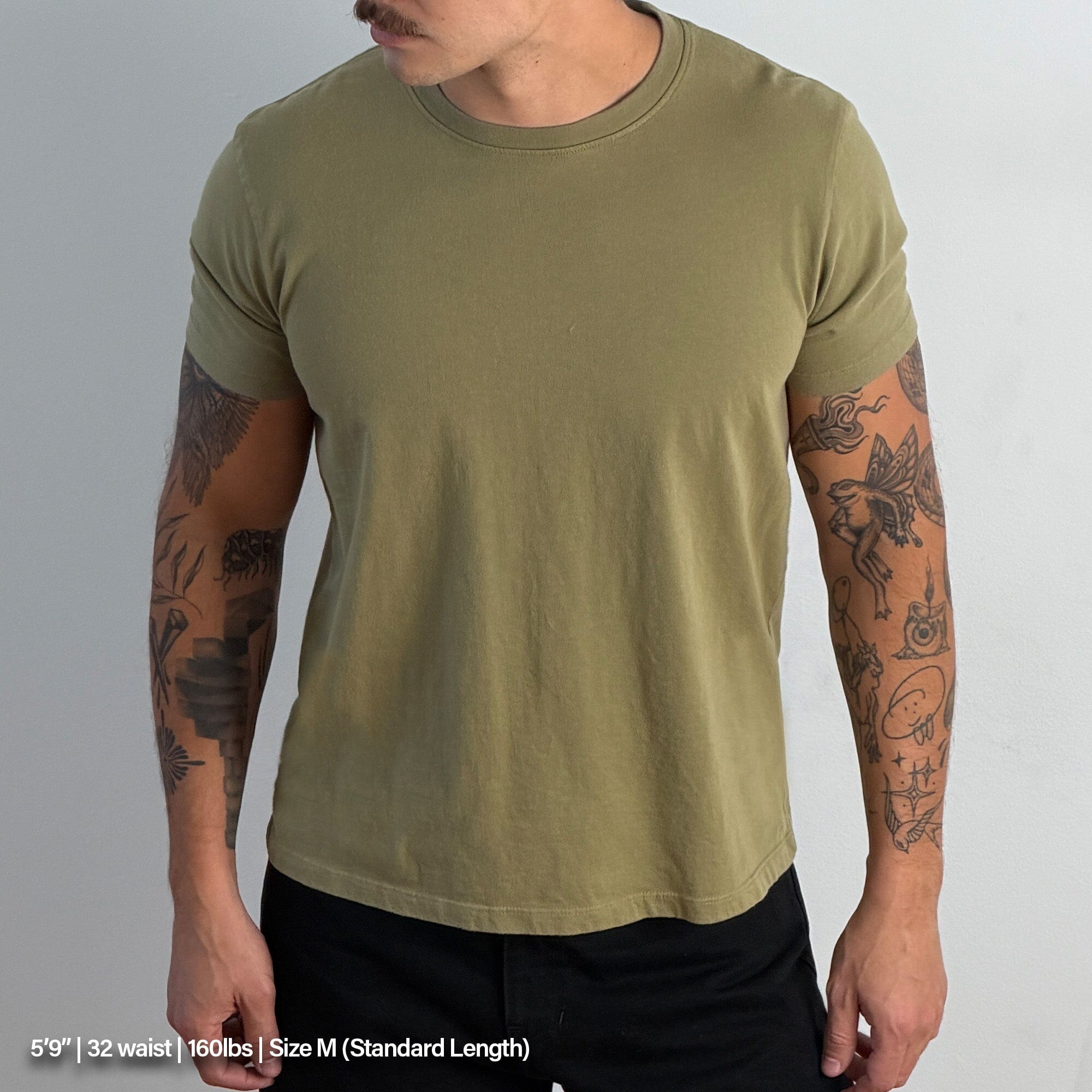 Los Feliz Crop Muscle Tee II T-Shirt Martini Olive 
