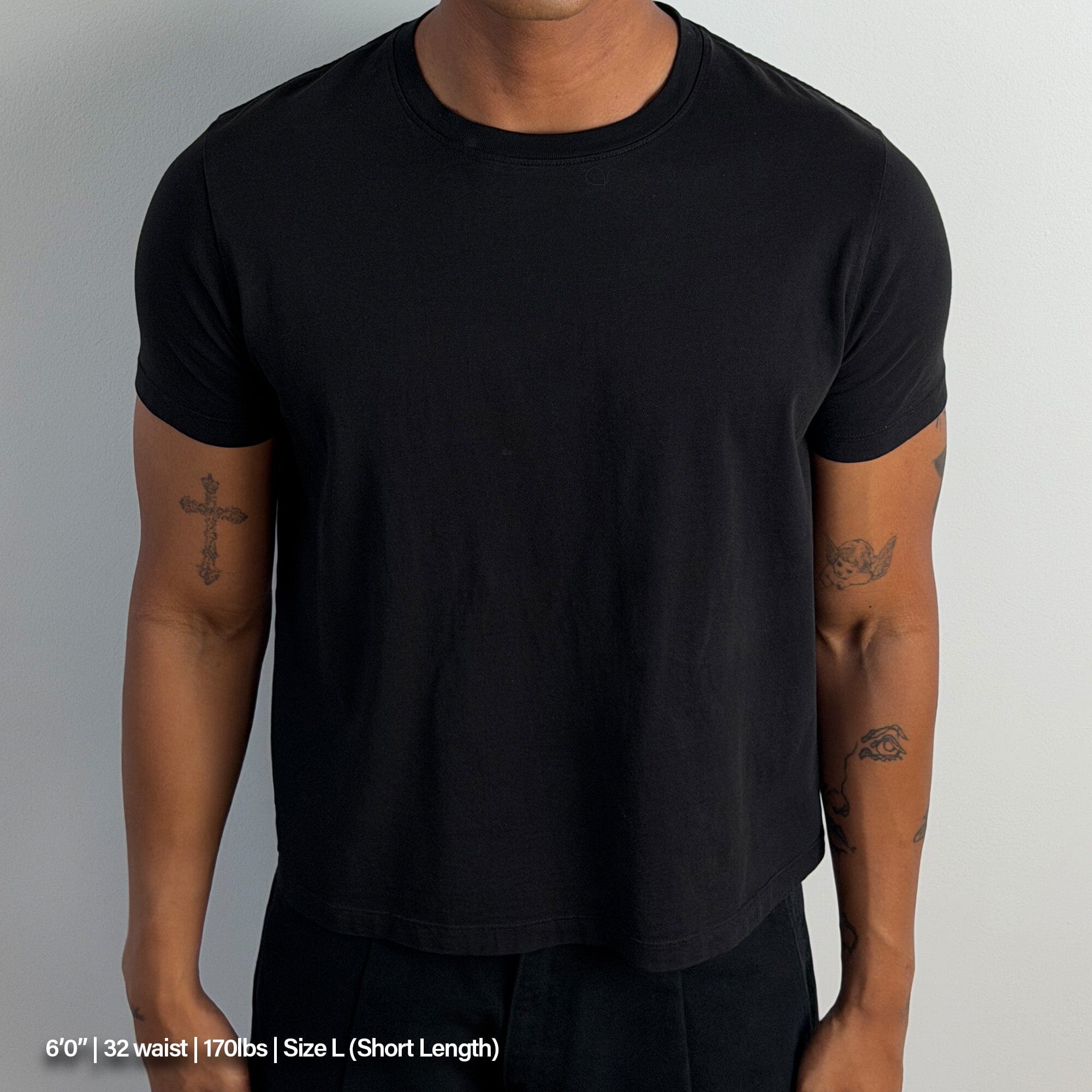 Los Feliz Crop Muscle Tee II T-Shirt Classic Black 