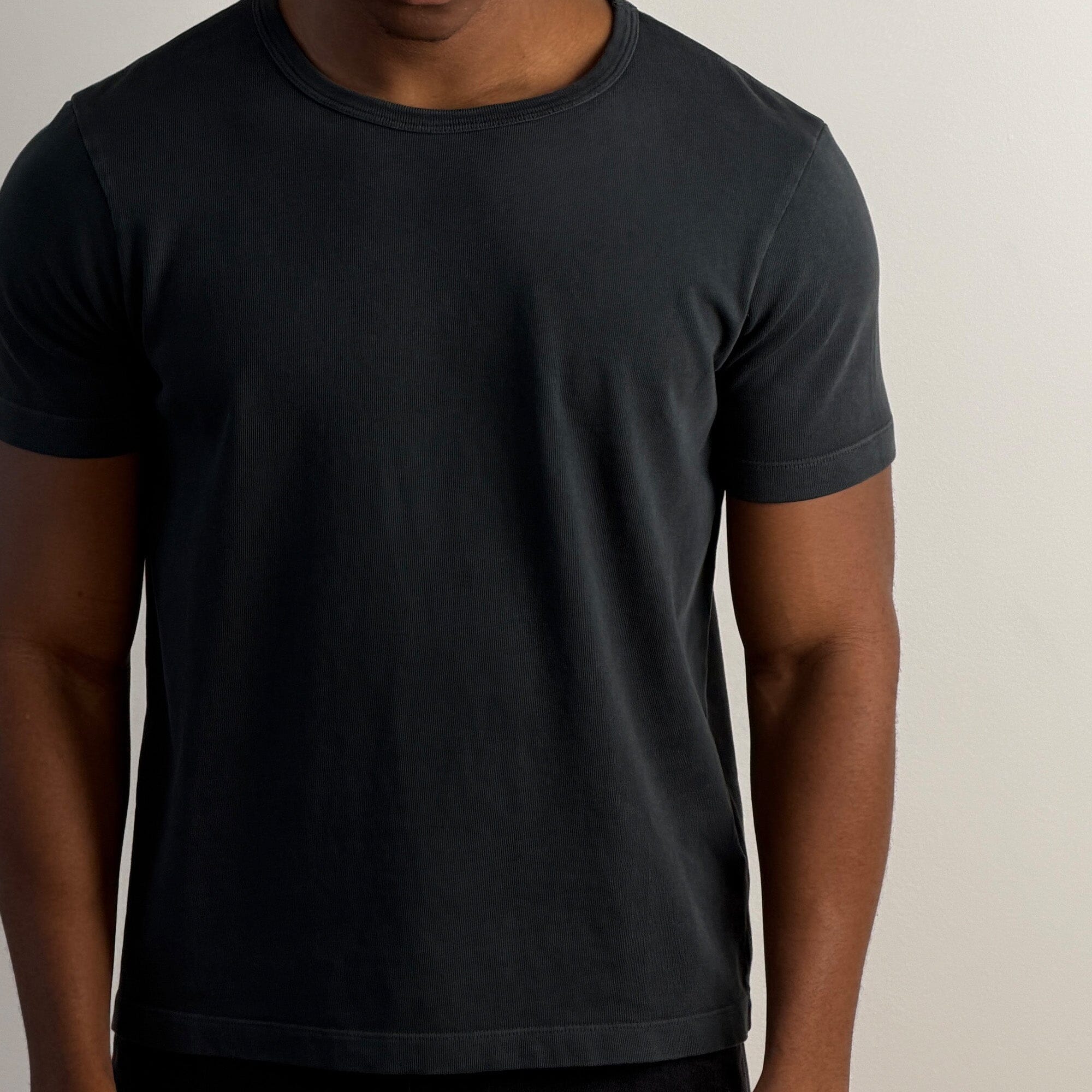 Los Feliz Crop Muscle Tee II | Heavyweight '25 T-Shirt Ash Black (Vintage) 