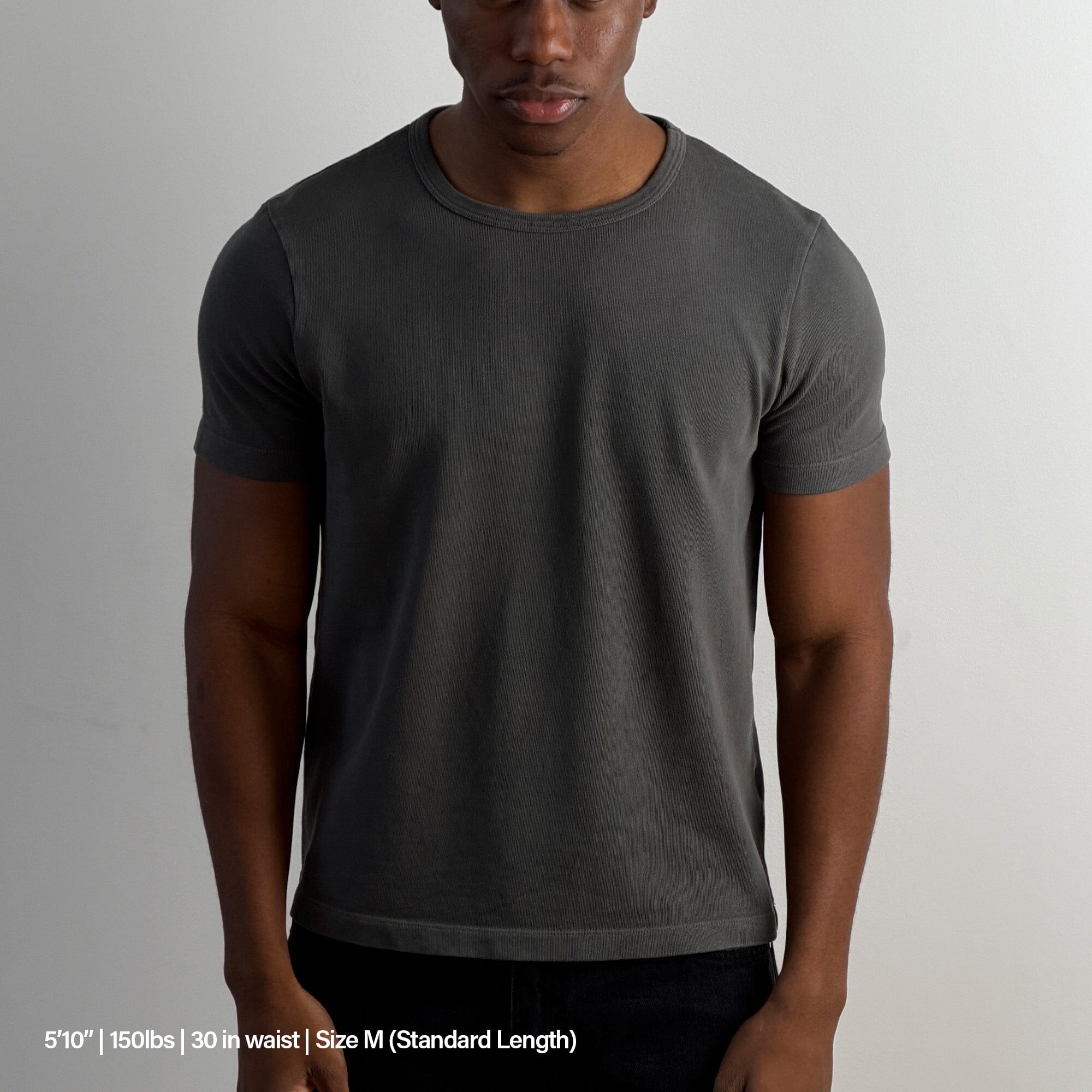 Los Feliz Crop Muscle Tee II | Heavyweight '25 T-Shirt Dark Grey 