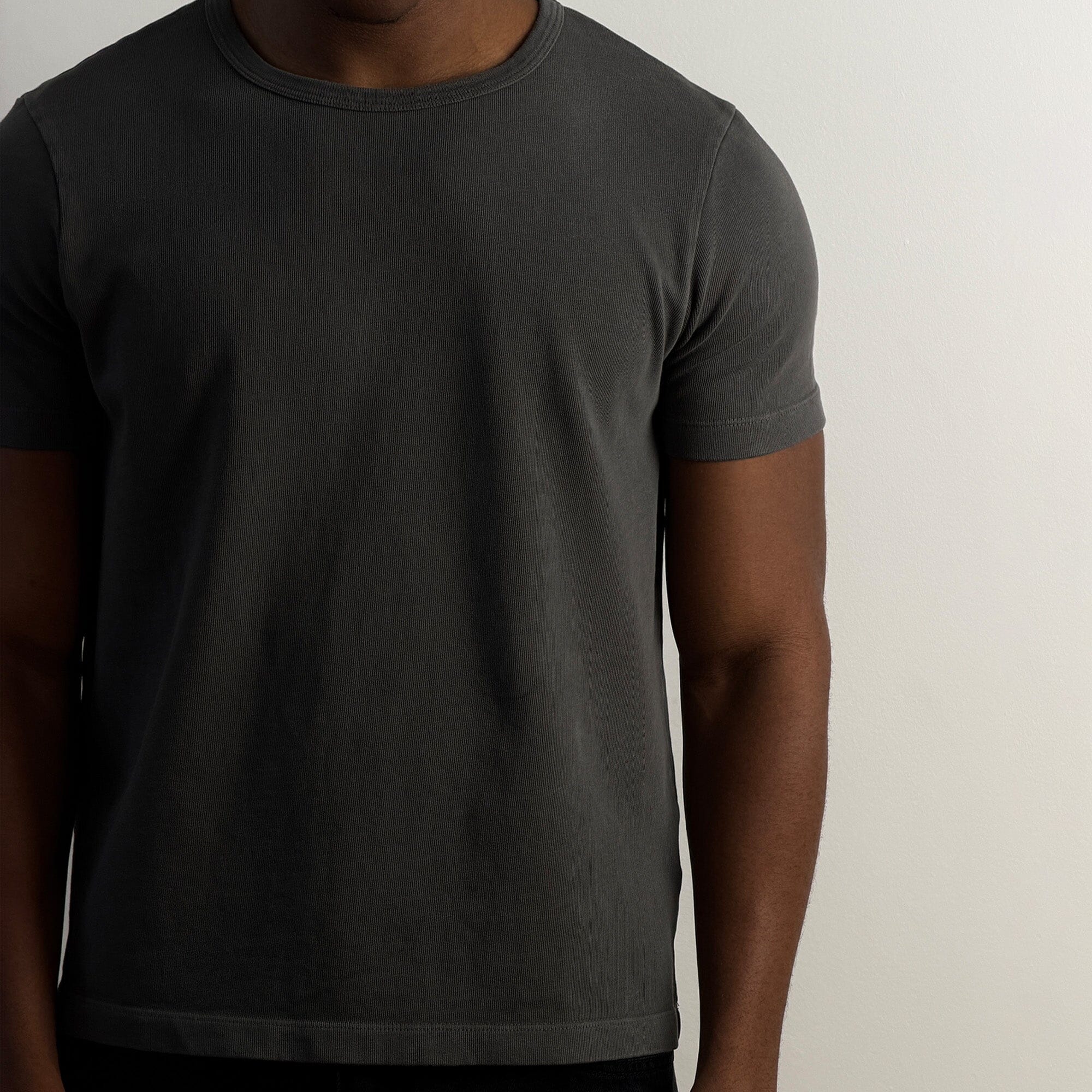 Los Feliz Crop Muscle Tee II | Heavyweight '25 T-Shirt Dark Grey 