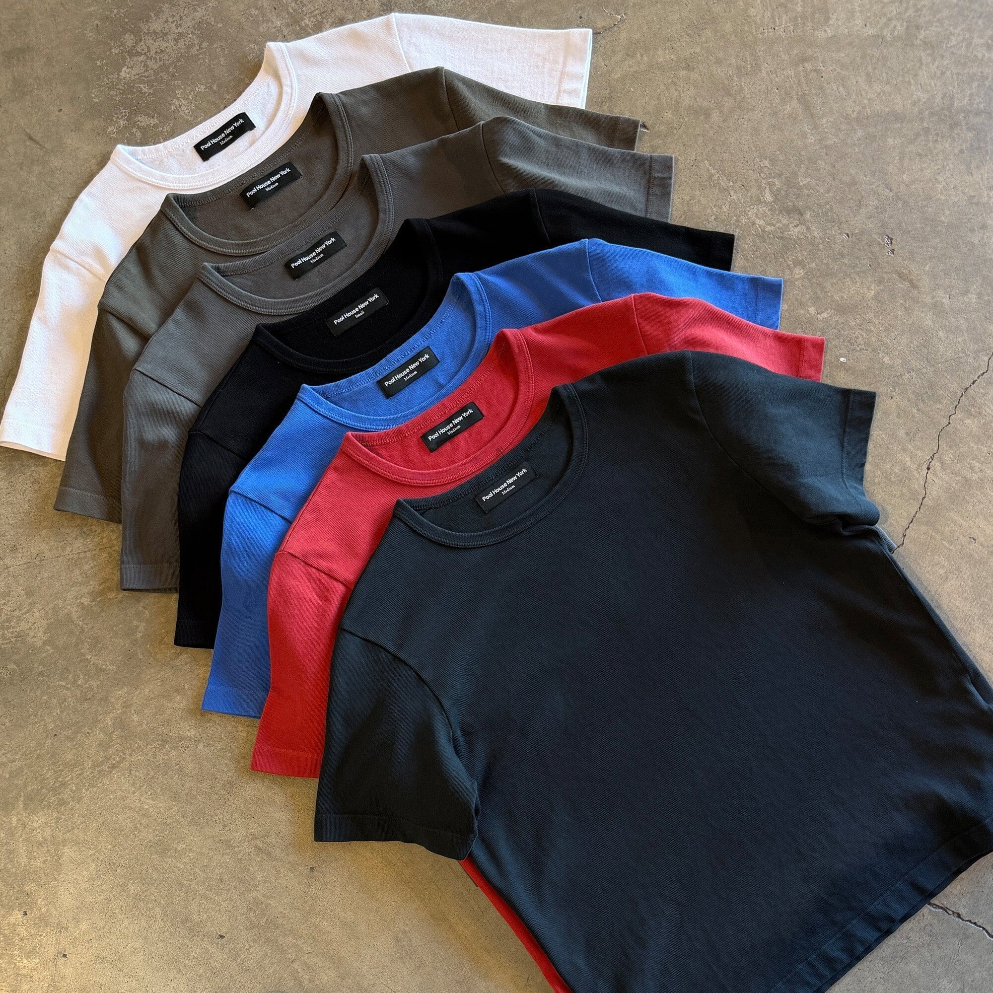 Los Feliz Crop Muscle Tee II | Heavyweight '25 T-Shirt Dark Grey 