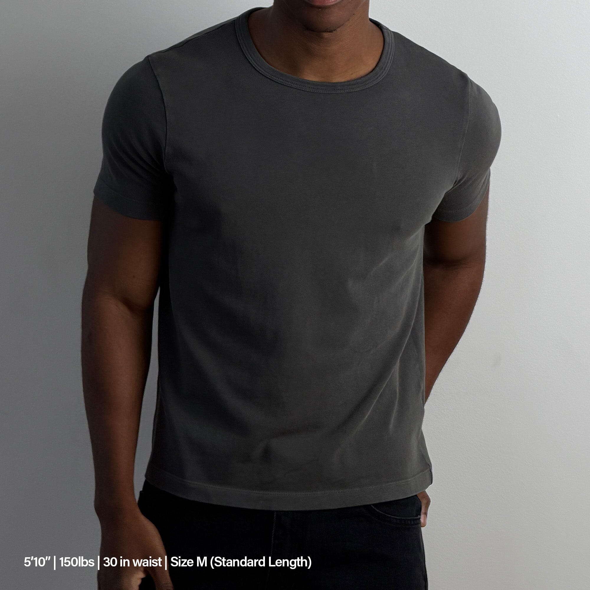 Los Feliz Crop Muscle Tee II | Heavyweight '25 T-Shirt Dark Grey 