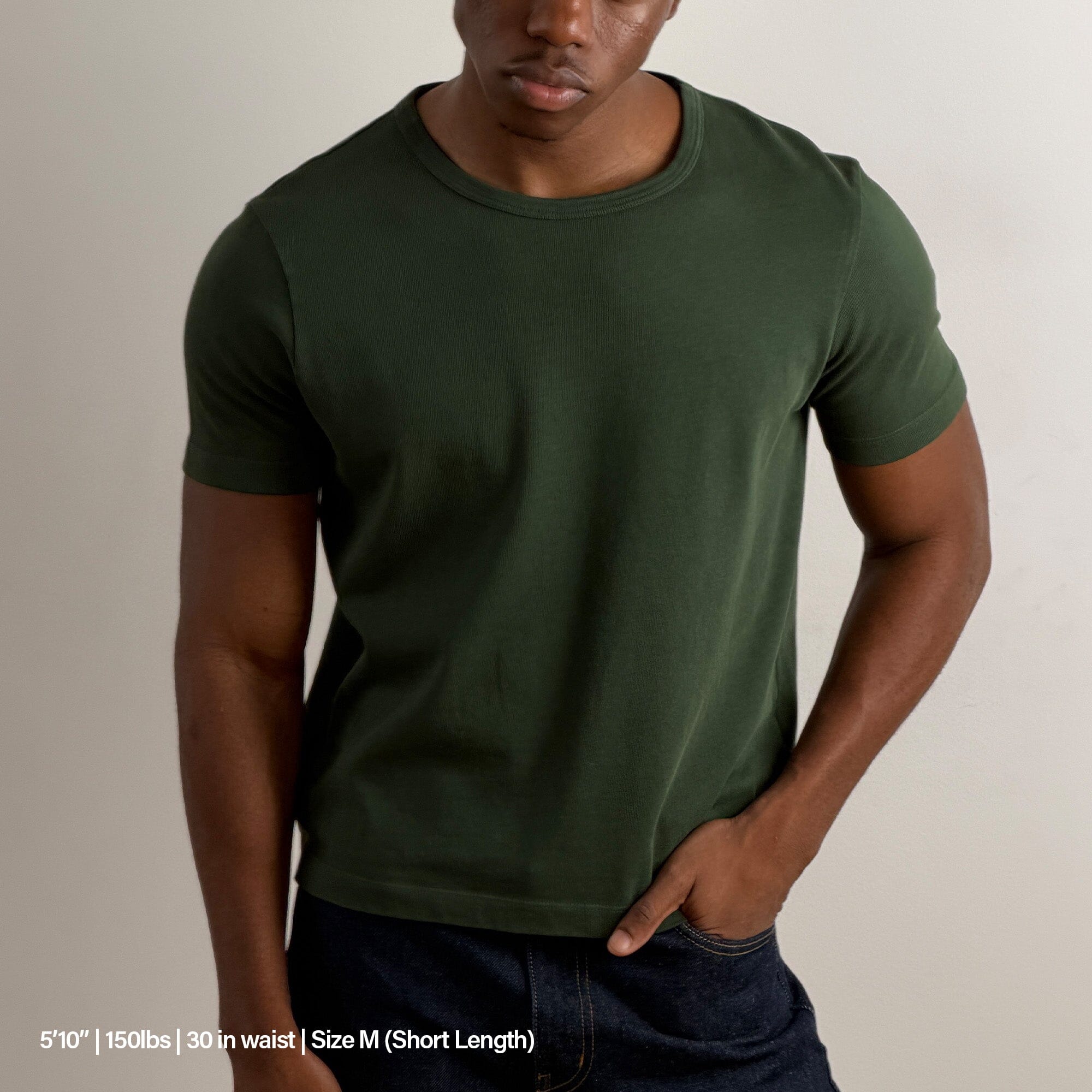 Los Feliz Crop Muscle Tee II | Heavyweight '25 T-Shirt Ash British Green 