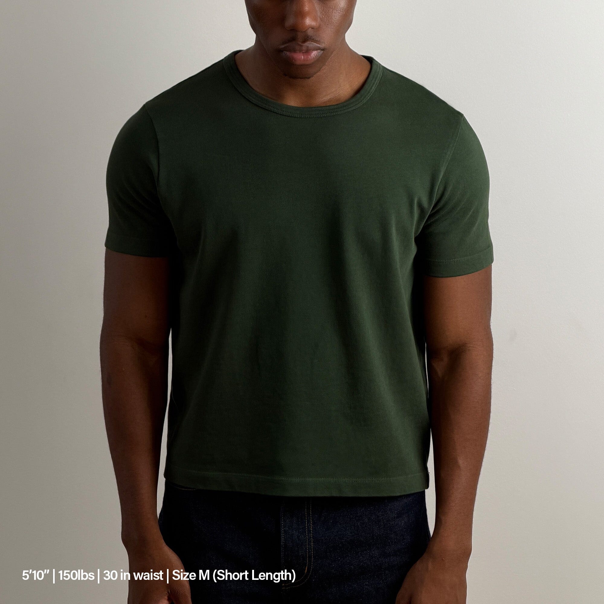Los Feliz Crop Muscle Tee II | Heavyweight '25 T-Shirt Ash British Green 