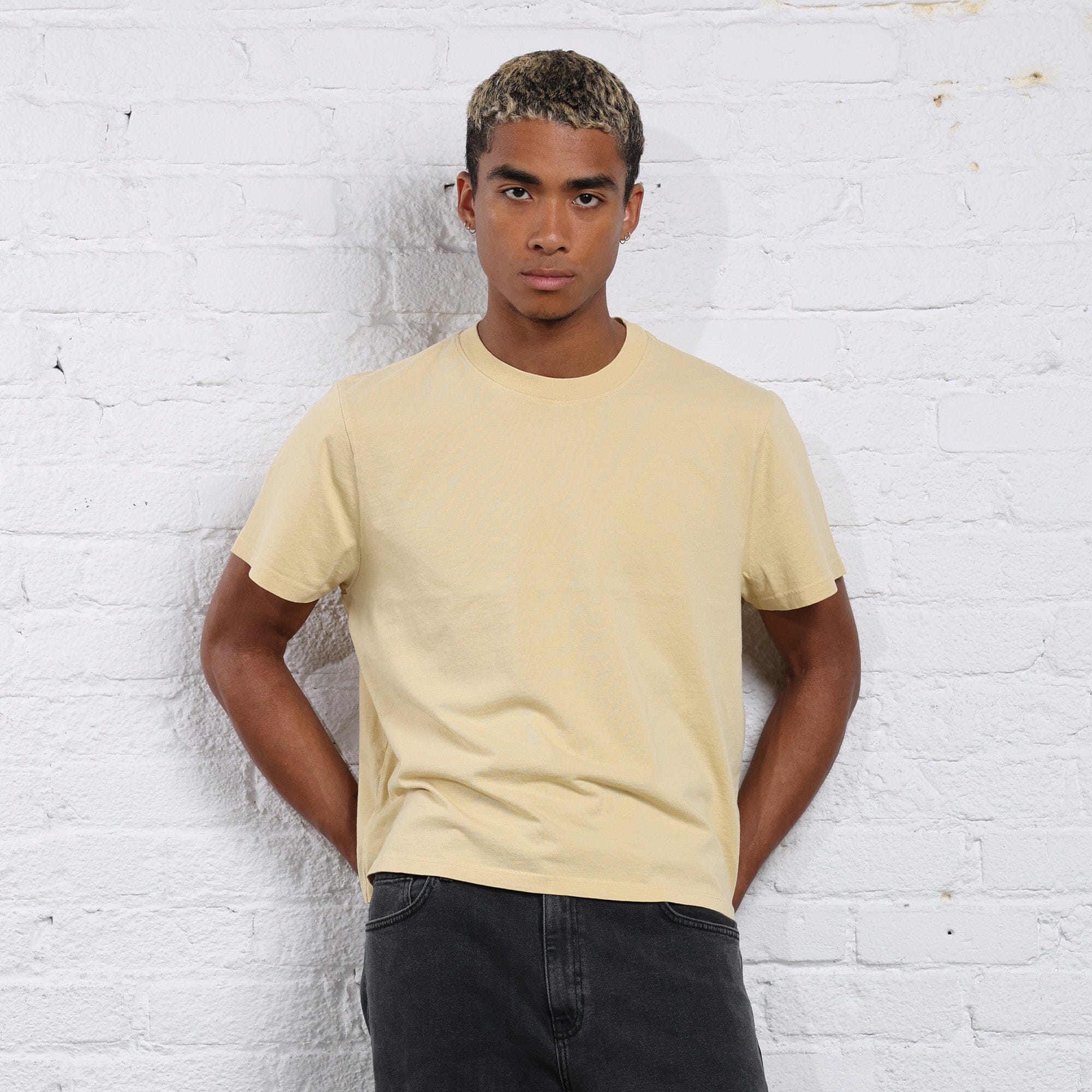 The Silverlake Crop Tee II T-Shirt Canary Yellow 