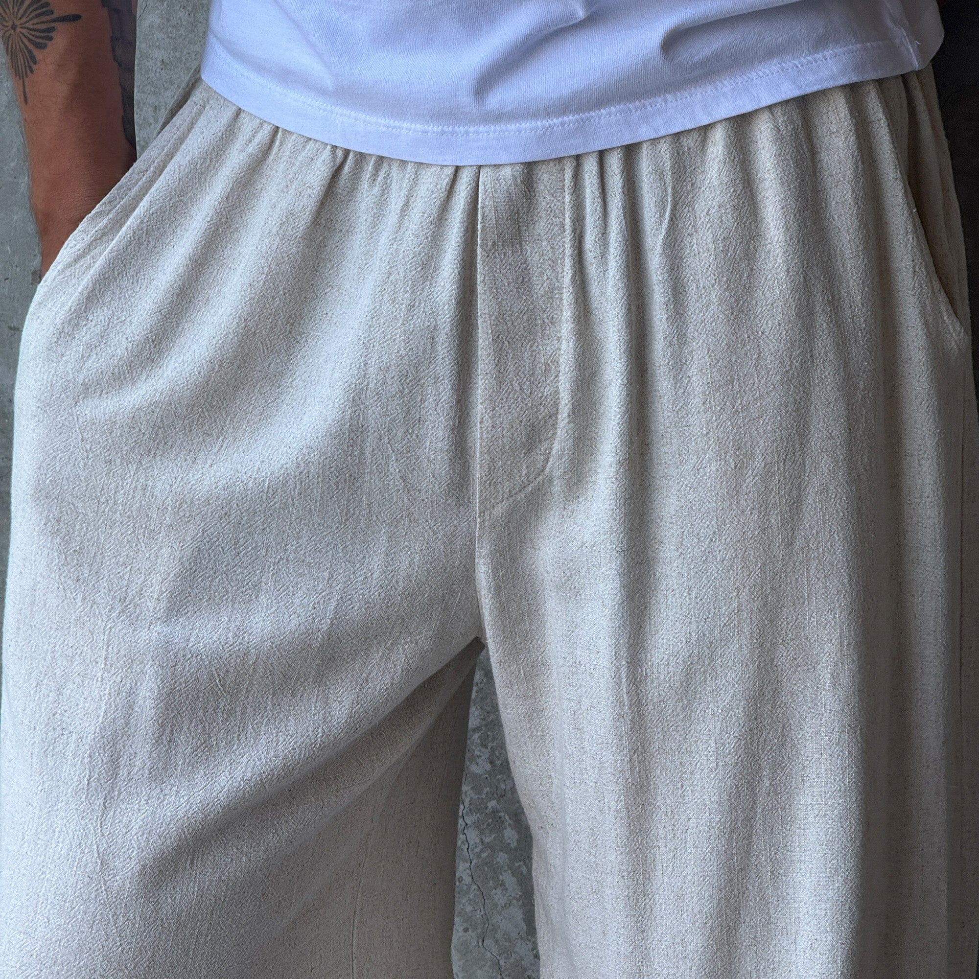 Malibu Linen Pants Natural 