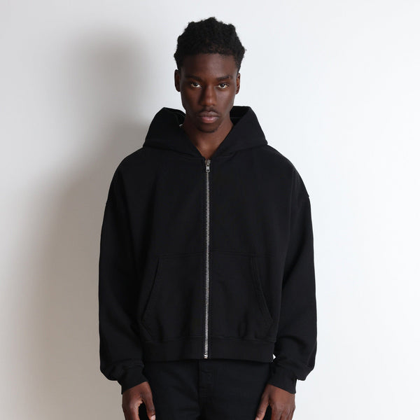 Mercer Crop Zip III | Relaxed, Drop-Shoulder – Pool House New York